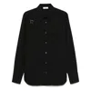 Alexander Mcqueen Cotton Harness Shirt In Black