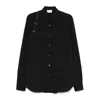 Alexander Mcqueen Cotton Harness Shirt In Black