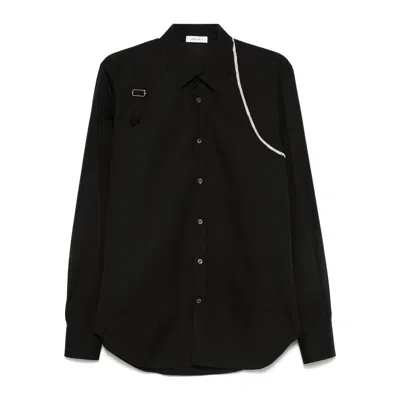 ALEXANDER MCQUEEN ALEXANDER MCQUEEN BLACK SHIRTS MEN