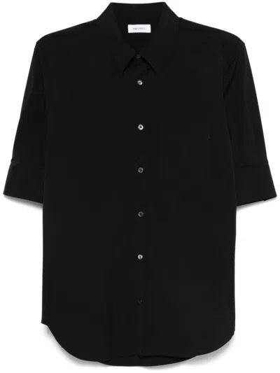 ALEXANDER MCQUEEN ALEXANDER MCQUEEN BLACK SHORT-SLEEVE SHIRT