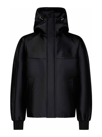 Alexander Mcqueen Jacket In Black
