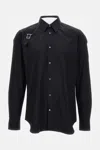 Alexander Mcqueen Cotton Harness Shirt In Black