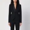Alexander Mcqueen Women's Single-breasted Jacket In Black