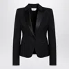 Alexander Mcqueen Alexander Mc Queen Black Single Breasted Jacket In Wool In Black