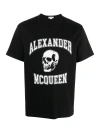 Alexander Mcqueen Alexander Mc Queen Skull Logo T Shirt In Black