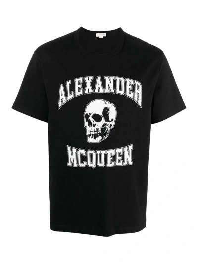 Alexander Mcqueen Alexander Mc Queen Skull T Shirt In Black