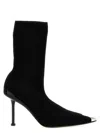 Alexander Mcqueen Alexander Mc Queen Black Knitted Boot In Black