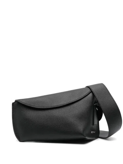 ALEXANDER MCQUEEN BLACK SLING CROSSBODY BAG