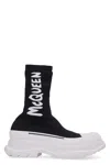 Alexander Mcqueen Tread Slick Graffiti Pull-on Boot Sneakers
