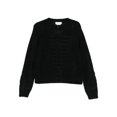 ALEXANDER MCQUEEN ALEXANDER MCQUEEN BLACK SWEATERS & KNITWEAR - CARDIGANS MEN