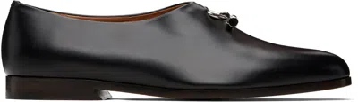 Alexander Mcqueen Black T-bar Loafers