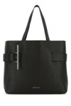Alexander Mcqueen Alexander Mc Queen T Bar Leather Tote Bag In Black