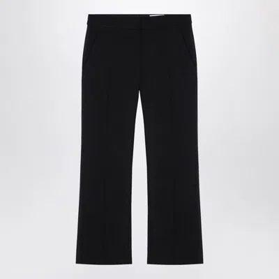 Alexander Mcqueen Black Tailored Trousers In Wool