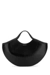 Alexander Mcqueen Black The Cove Shoulder Bag In Black