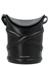 Alexander Mcqueen Black The Curve Small Crossbody Bag In Black