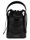 Alexander Mcqueen The Rise Mini Bucket Bag In Black