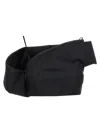 Alexander Mcqueen Deconstructed Asymmetric Crop Top In Black