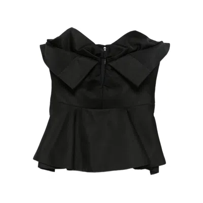 ALEXANDER MCQUEEN ALEXANDER MCQUEEN BLACK TOPS - BLOUSES WOMEN