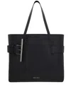 Alexander Mcqueen Alexander Mc Queen T Bar Leather Tote Bag In Black
