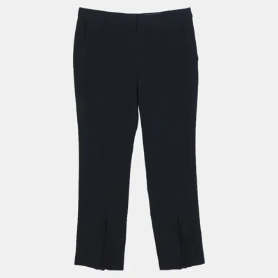 Pre-owned Alexander Mcqueen Black Trousers Size 42