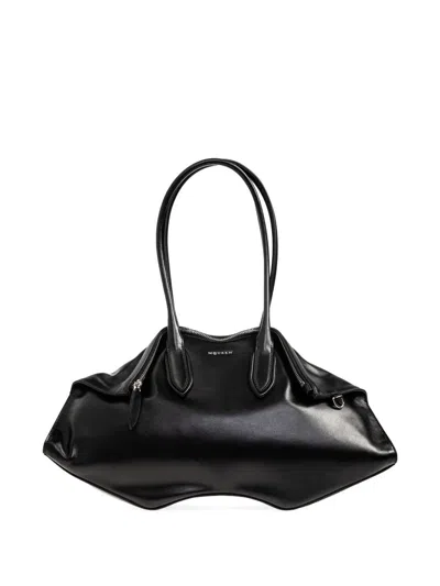 Alexander Mcqueen Black Calf Leather Bag