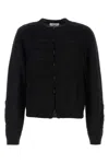 Alexander Mcqueen Viscose Blend Cardigan Featuring Button Detailing In Black