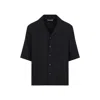 Alexander Mcqueen Black Viscose Blend Shirt