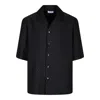 Alexander Mcqueen Viscose Shirt With Subtle Skull Pattern In Black