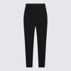 Alexander Mcqueen Black Viscose Blend Trousers