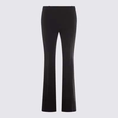 ALEXANDER MCQUEEN BLACK VISCOSE PANTS