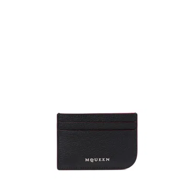 ALEXANDER MCQUEEN ALEXANDER MCQUEEN BLACK WALLETS & CARDHOLDERS MEN