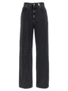 Alexander Mcqueen Loose Fit Jeans For In Black