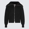 Alexander Mcqueen Black Wool And Cashmere Blend Sweater