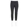 ALEXANDER MCQUEEN ALEXANDER MCQUEEN BLACK WOOL AND SILK BLEND CROP TROUSERS