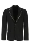 Alexander Mcqueen Wool Blazer With Back Slit