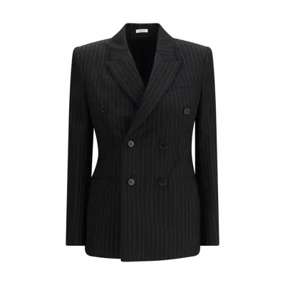 Alexander Mcqueen Black Wool Blazer