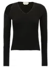 Alexander Mcqueen Cutout Ribbed Wool-blend Sweater In Black