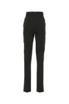 Alexander Mcqueen Embroidered Striped Wool Pant