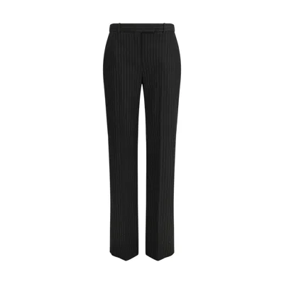 Alexander Mcqueen Black Wool Dress Pants