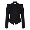 Alexander Mcqueen Carhartt Wip Wool Blend Jacket In Black