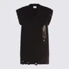 Alexander Mcqueen Patch Embroidery Distressed Tank Top