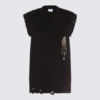 Alexander Mcqueen Black Wool Knitwear
