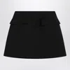 Alexander Mcqueen Alexander Mc Queen Wool Mini Skirt In Black