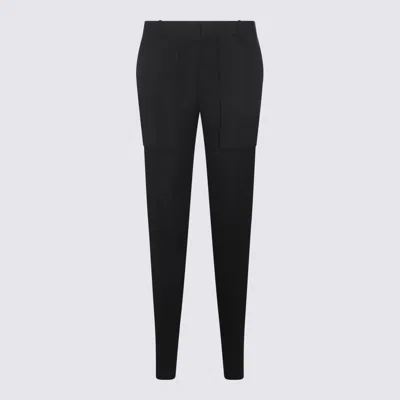 Alexander Mcqueen Black Wool Trousers