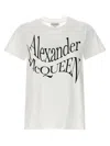 Alexander Mcqueen Alexander Mc Queen Logo Print T Shirt In White