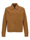 Alexander Mcqueen Mcqueen Skull Embroidery Jacket In Brown
