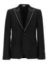 Alexander Mcqueen Wool Studded Blazer