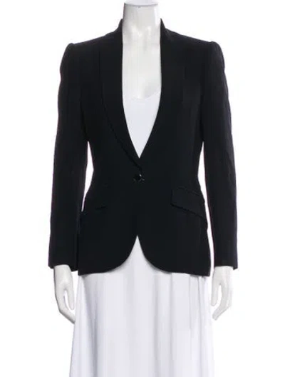 Pre-owned Alexander Mcqueen Blazer In Black