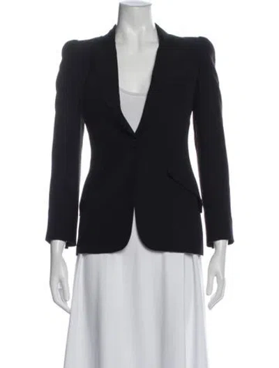 Pre-owned Alexander Mcqueen Blazer In Black