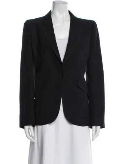 Pre-owned Alexander Mcqueen Blazer In Black
